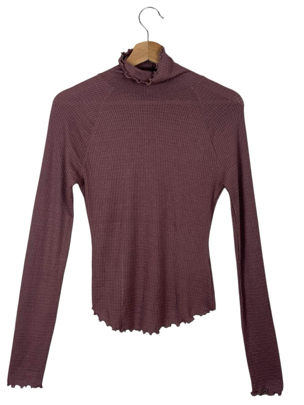 Free People Intimately Make It Easy Thermal Fitted Lightweight Long Sleeve Small